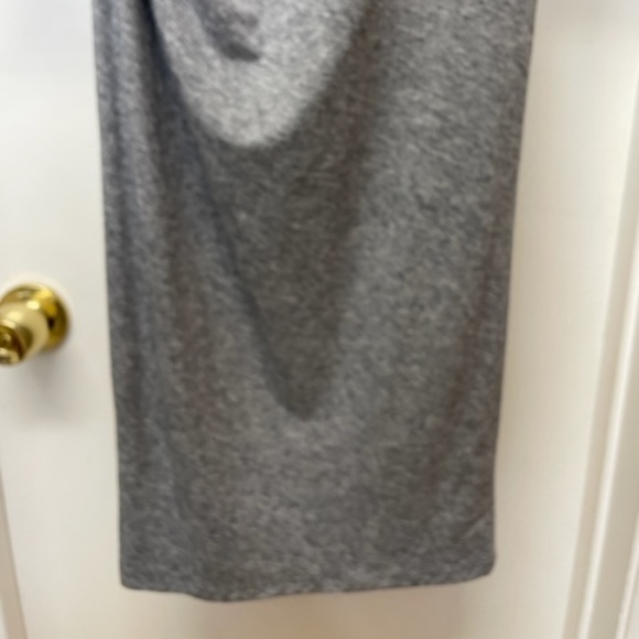 Athleta Industry Turtleneck Dress Heathered Gray Midi Maxi EUC - Picture 10 of 12